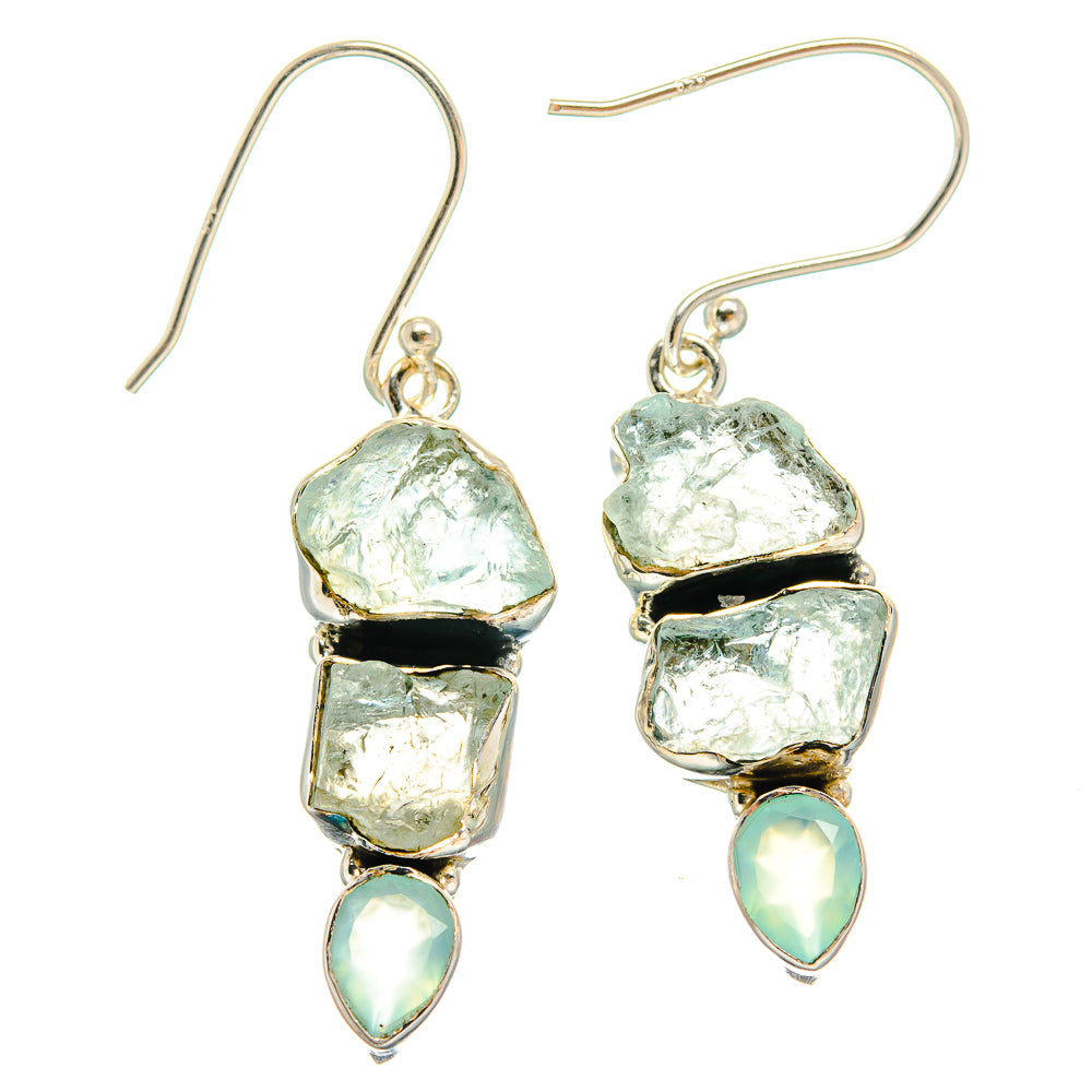 Aquamarine Earrings handcrafted by Anasilvercos - EARR425430 - Photo 2