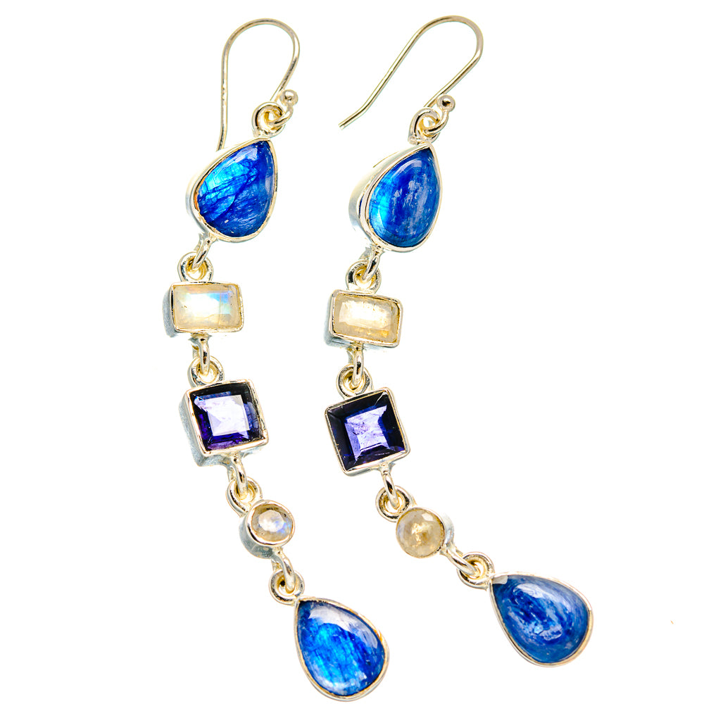 Kyanite Earrings handcrafted by Anasilvercos - EARR425437 - Photo 2