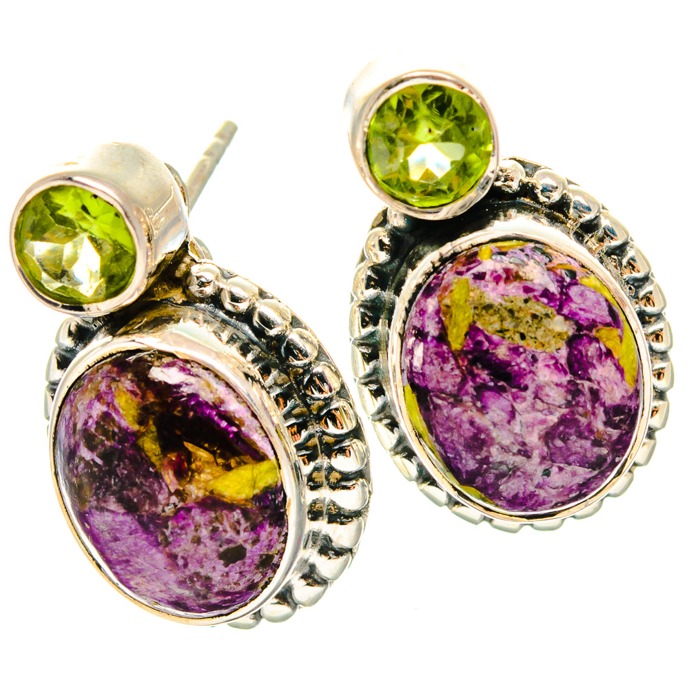 Atlantisite, Peridot Earrings handcrafted by Anasilvercos - EARR425451 - Photo 2