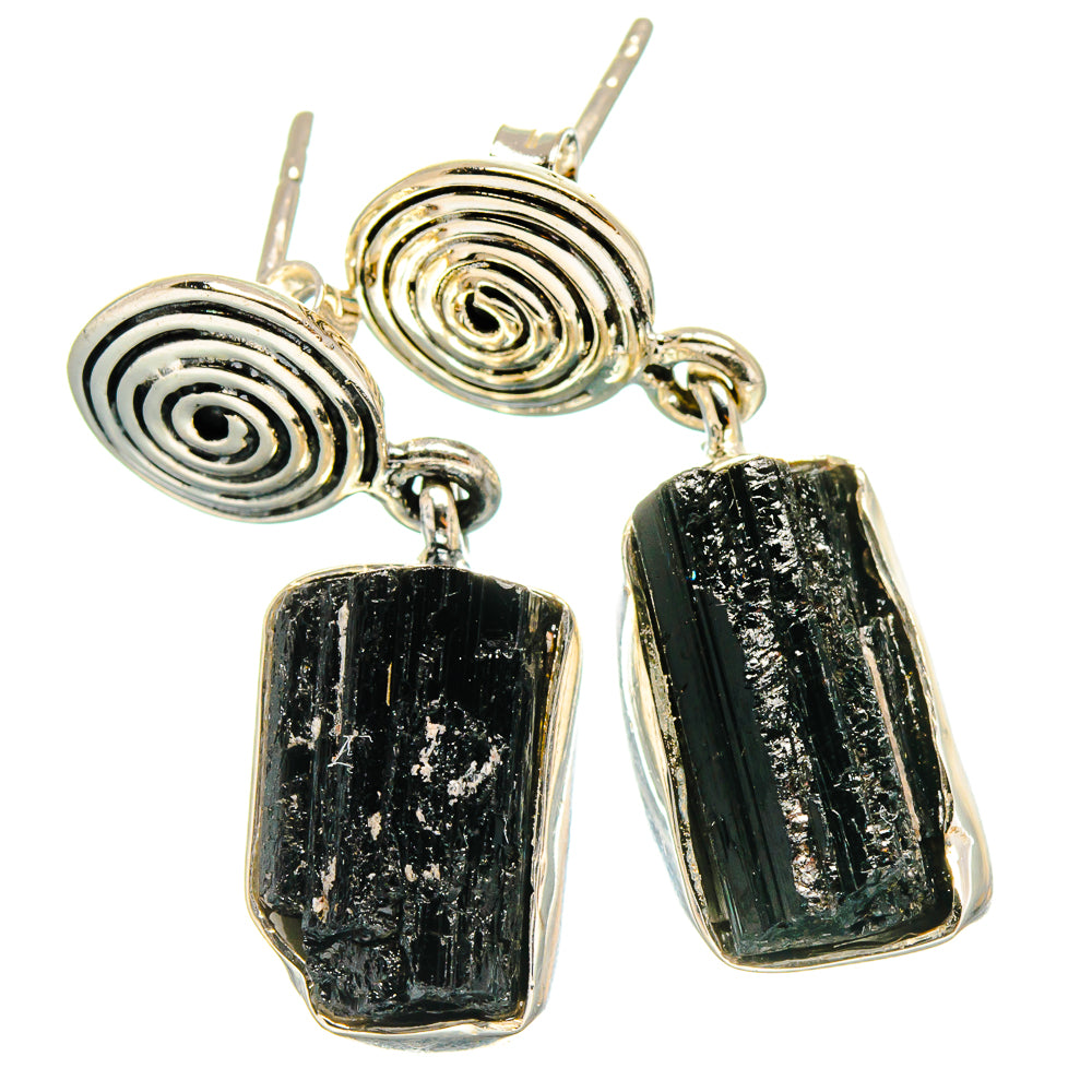 Tektite Earrings handcrafted by Anasilvercos - EARR425474 - Photo 2