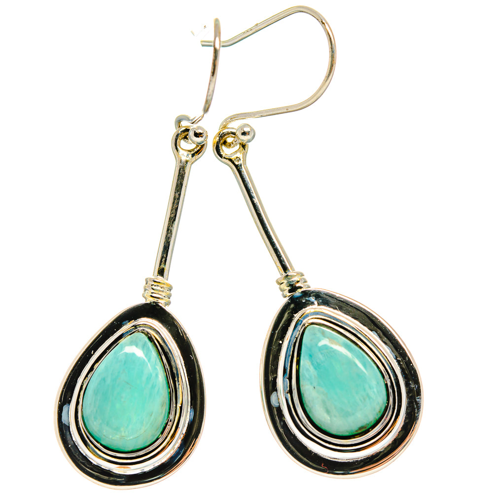 Amazonite Earrings handcrafted by Anasilvercos - EARR425479 - Photo 2