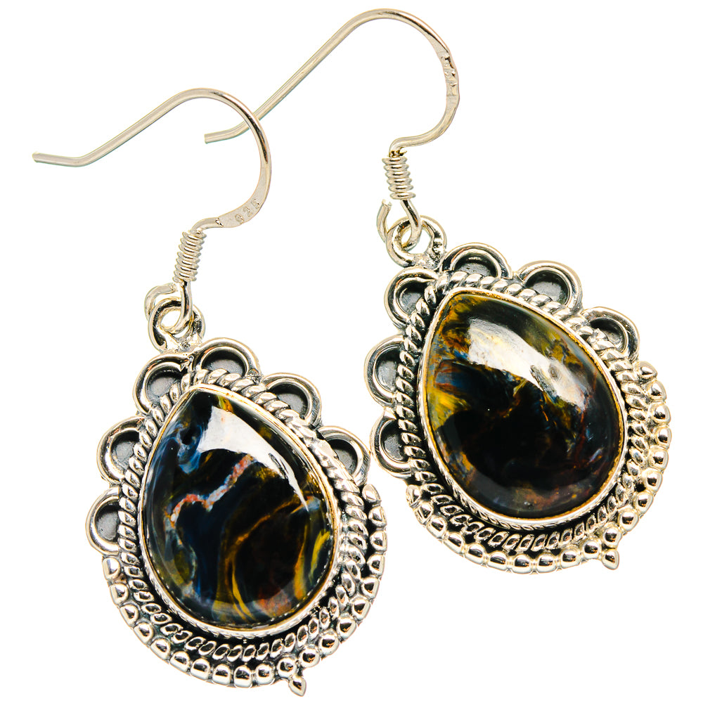 Pietersite Earrings handcrafted by Anasilvercos - EARR425480 - Photo 2