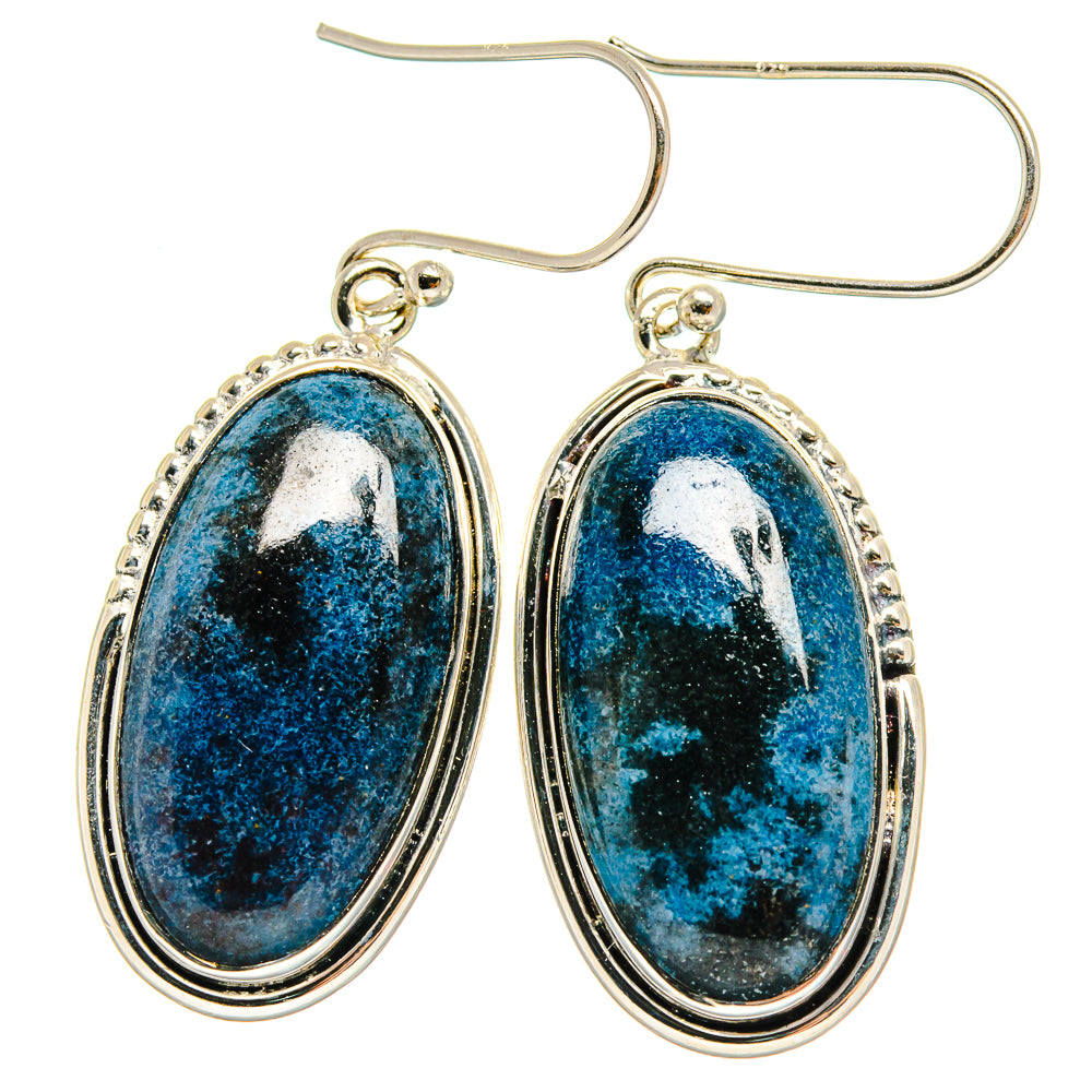 Shattuckite Earrings handcrafted by Anasilvercos - EARR425483 - Photo 2