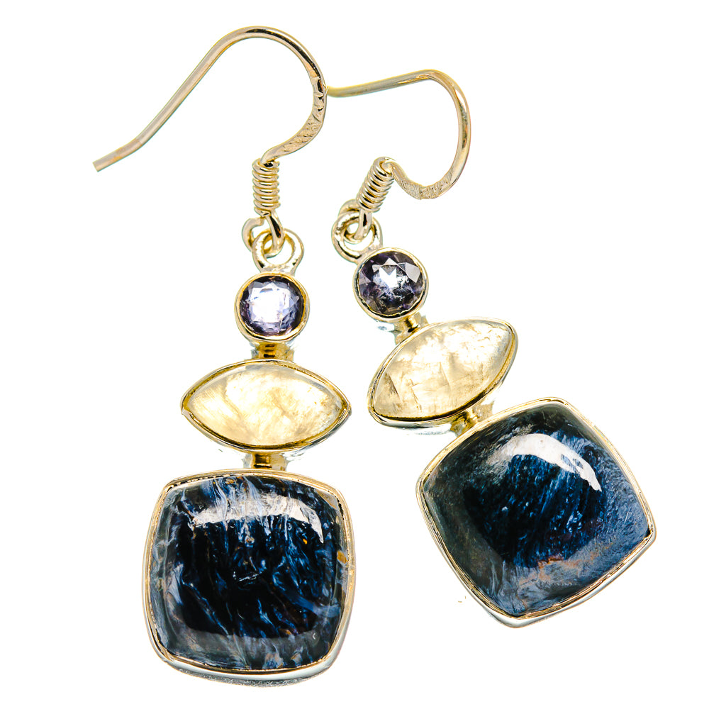 Pietersite Earrings handcrafted by Anasilvercos - EARR425500 - Photo 2