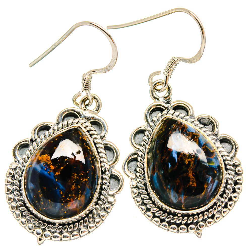 Pietersite Earrings handcrafted by Anasilvercos - EARR425502 - Photo 2