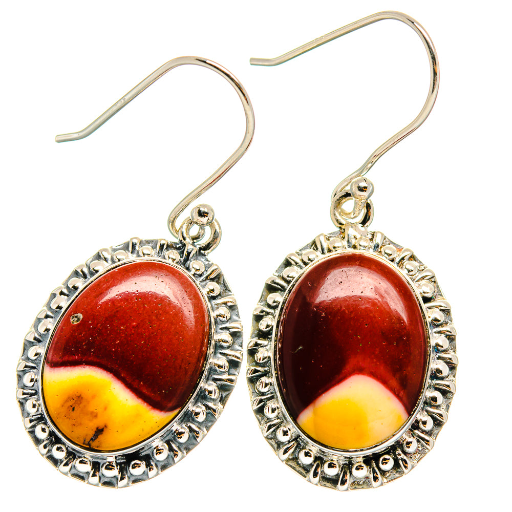 Mookaite Earrings handcrafted by Anasilvercos - EARR425518 - Photo 2