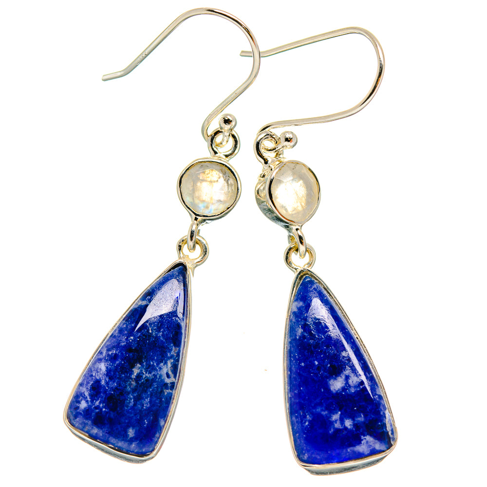 Sodalite Earrings handcrafted by Anasilvercos - EARR425524 - Photo 2