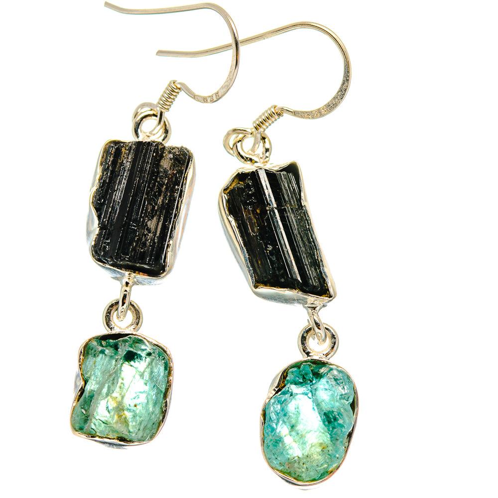 Tourmaline Earrings handcrafted by Anasilvercos - EARR425529 - Photo 2