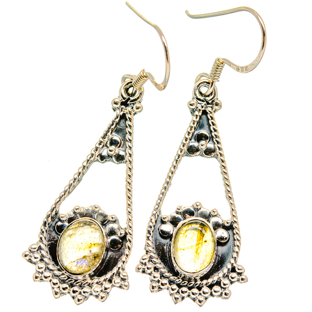 Labradorite Earrings handcrafted by Anasilvercos - EARR425540 - Photo 2