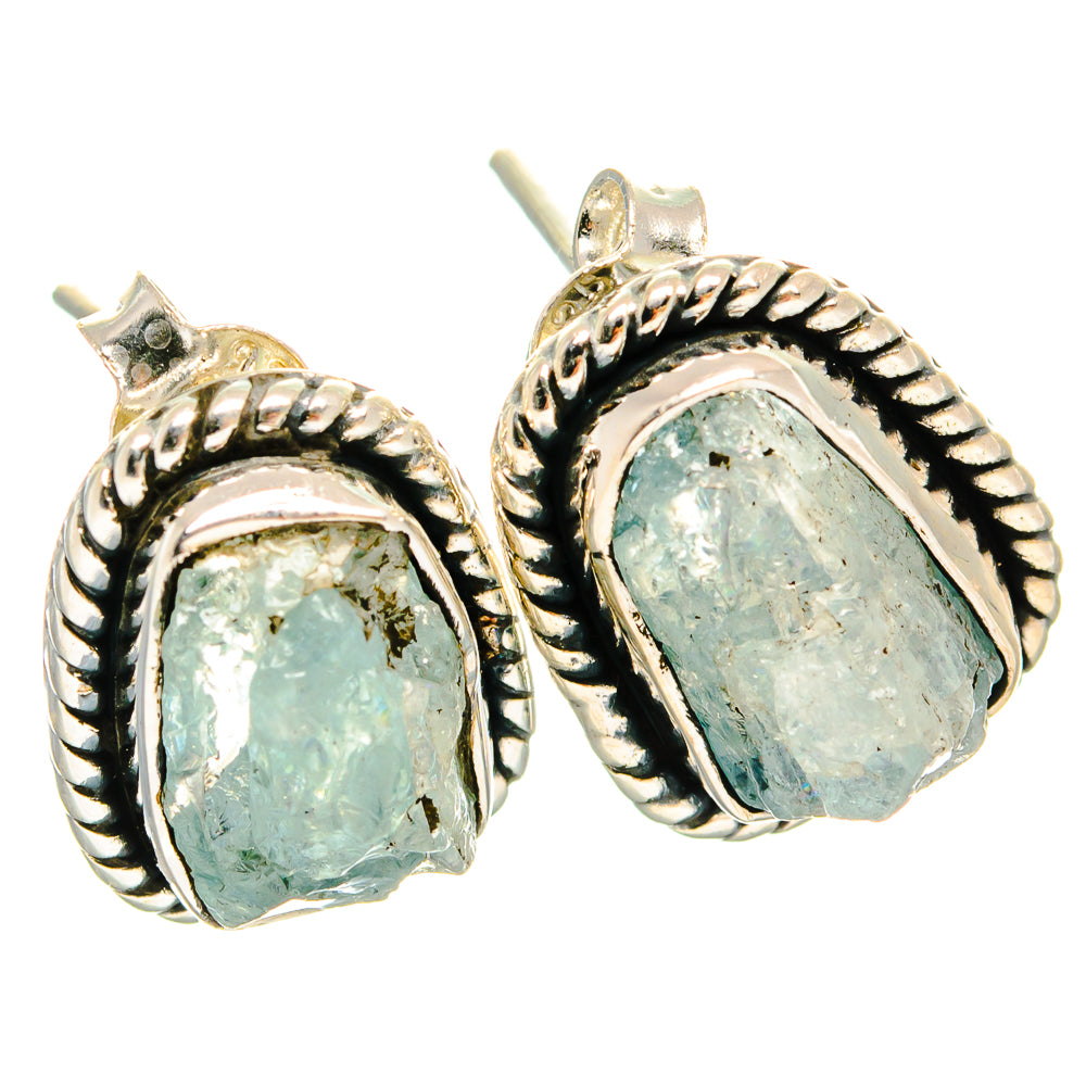 Aquamarine Earrings handcrafted by Anasilvercos - EARR425542 - Photo 2