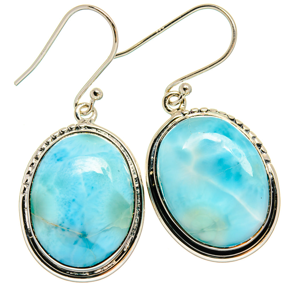 Larimar Earrings handcrafted by Anasilvercos - EARR425553 - Photo 2