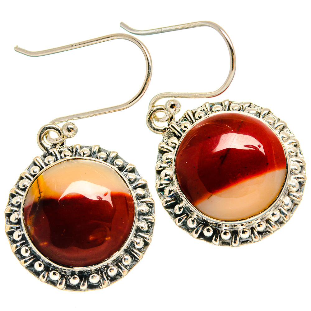 Mookaite Earrings handcrafted by Anasilvercos - EARR425560 - Photo 2