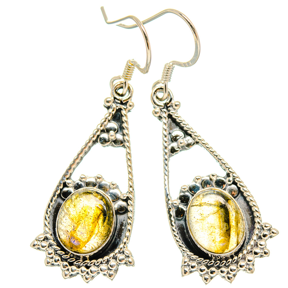 Labradorite Earrings handcrafted by Anasilvercos - EARR425574 - Photo 2