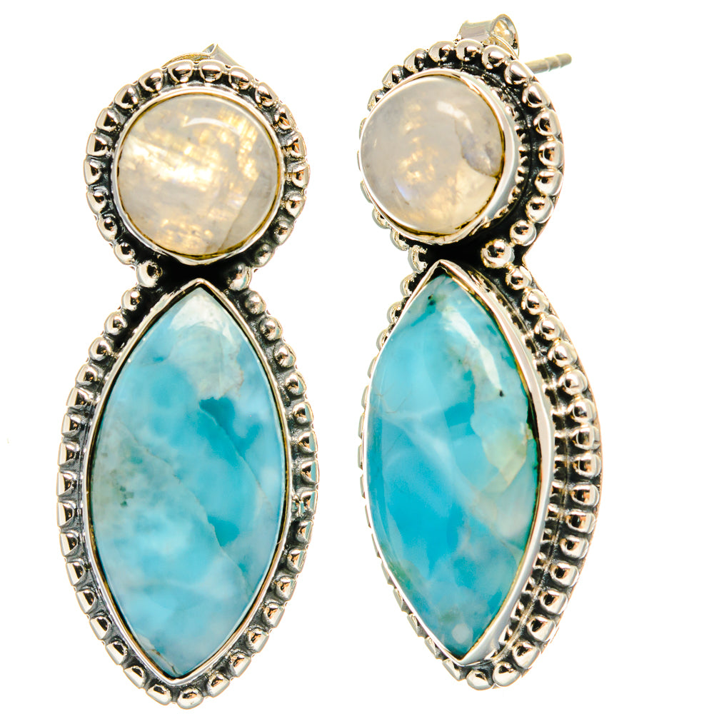 Larimar Earrings handcrafted by Anasilvercos - EARR425576 - Photo 2
