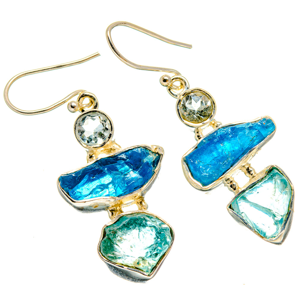 Apatite Earrings handcrafted by Anasilvercos - EARR425578 - Photo 2