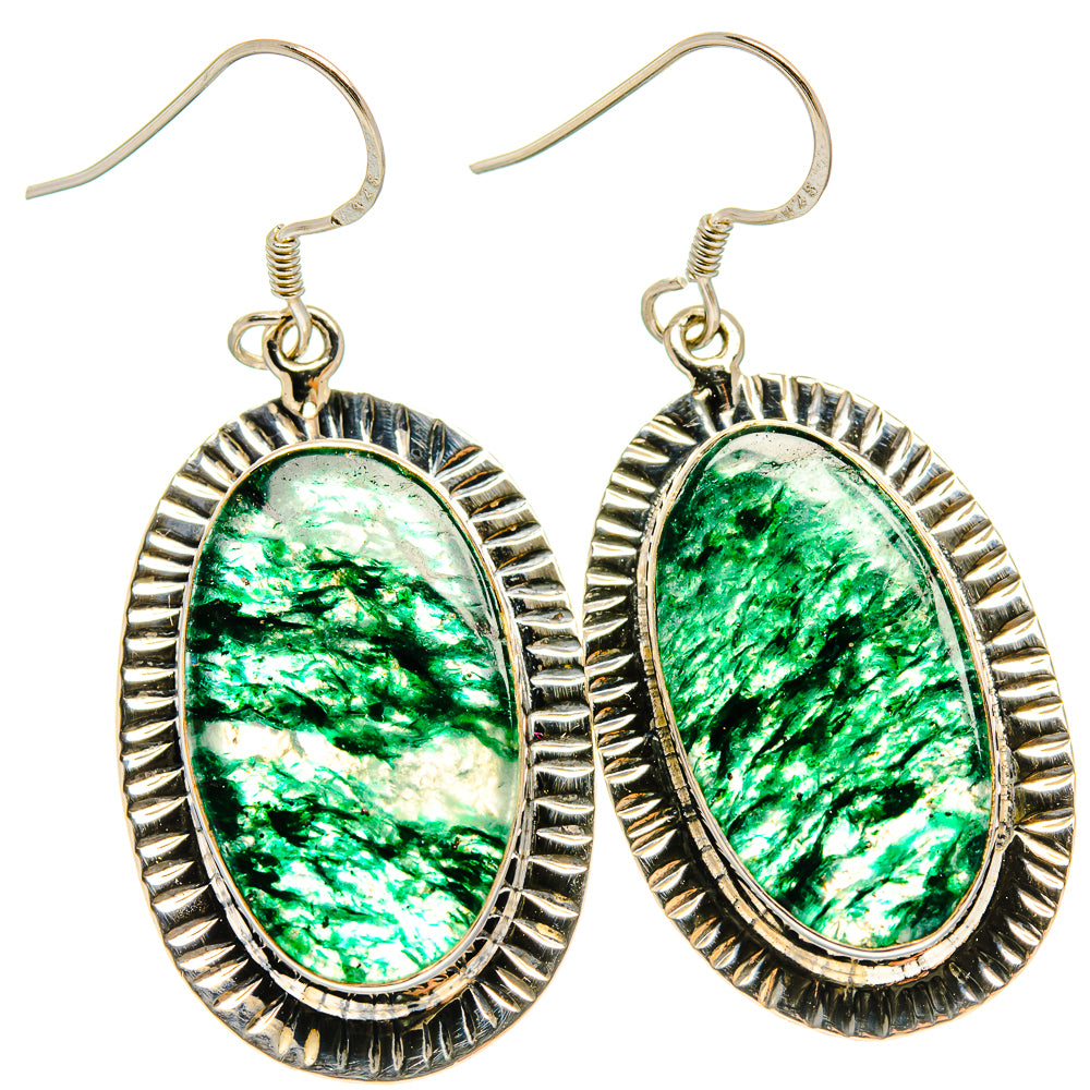 Green Aventurine Earrings handcrafted by Anasilvercos - EARR425583 - Photo 2