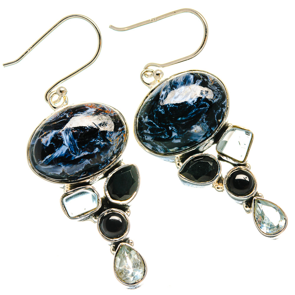 Pietersite Earrings handcrafted by Anasilvercos - EARR425585 - Photo 2