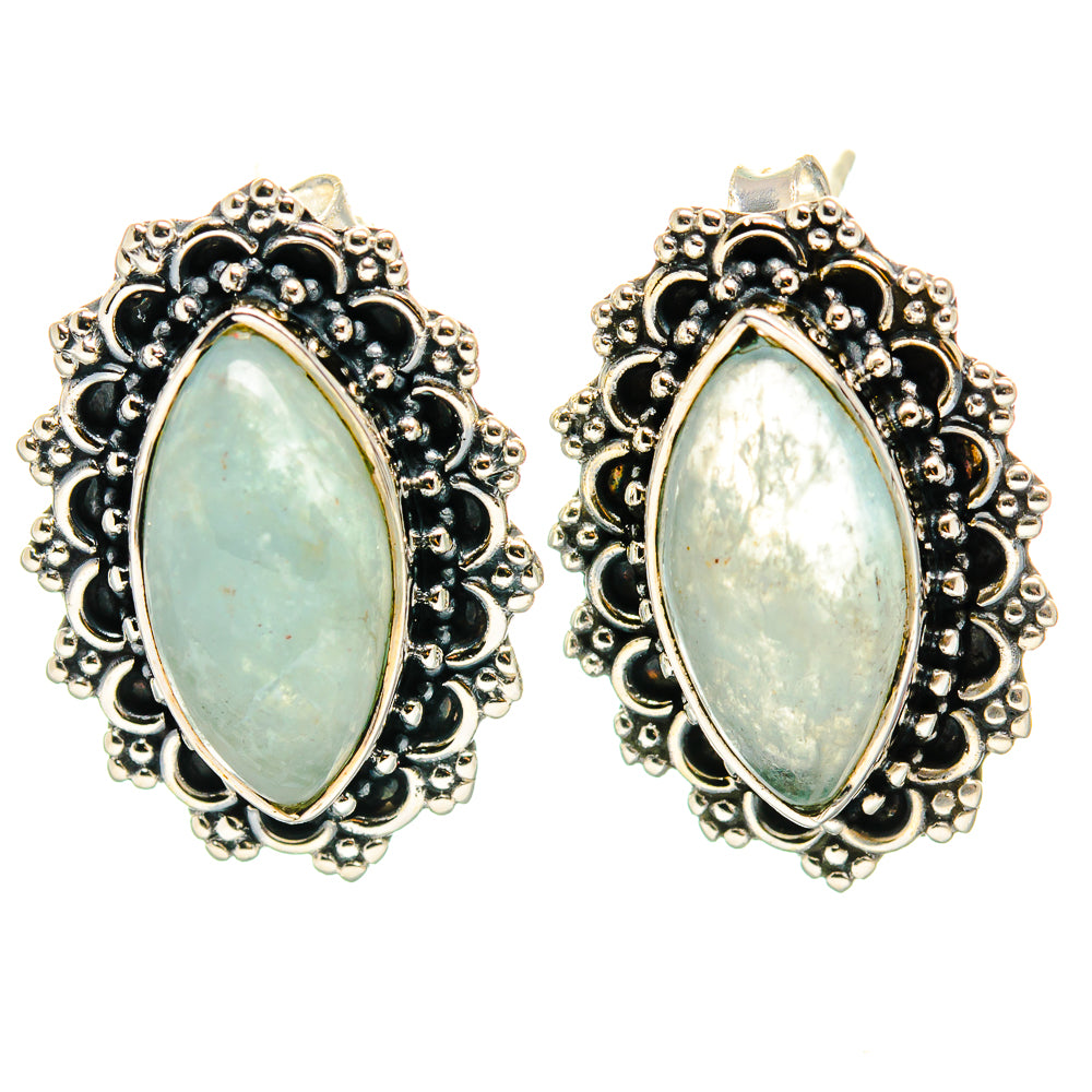 Aquamarine Earrings handcrafted by Anasilvercos - EARR425595 - Photo 2