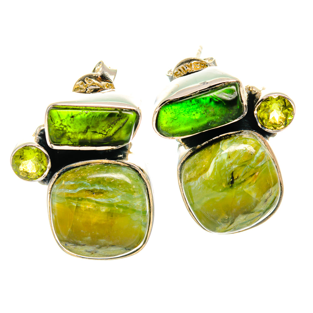 Rainforest Opal Earrings handcrafted by Anasilvercos - EARR425602 - Photo 2