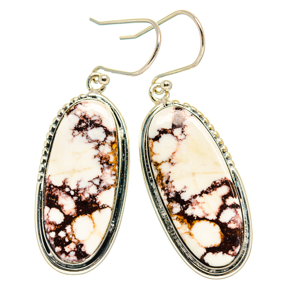 Wild Horse Jasper Earrings handcrafted by Anasilvercos - EARR425603 - Photo 2