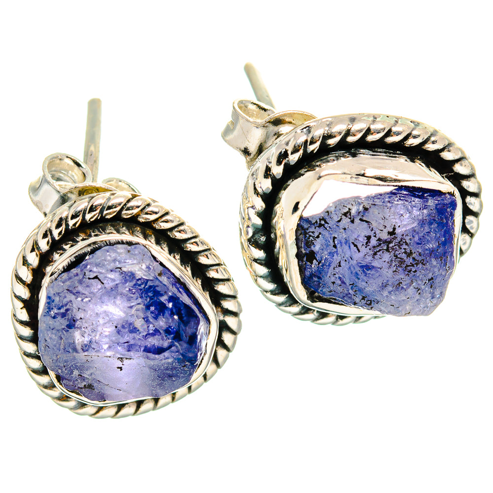 Tanzanite Earrings handcrafted by Anasilvercos - EARR425606 - Photo 2