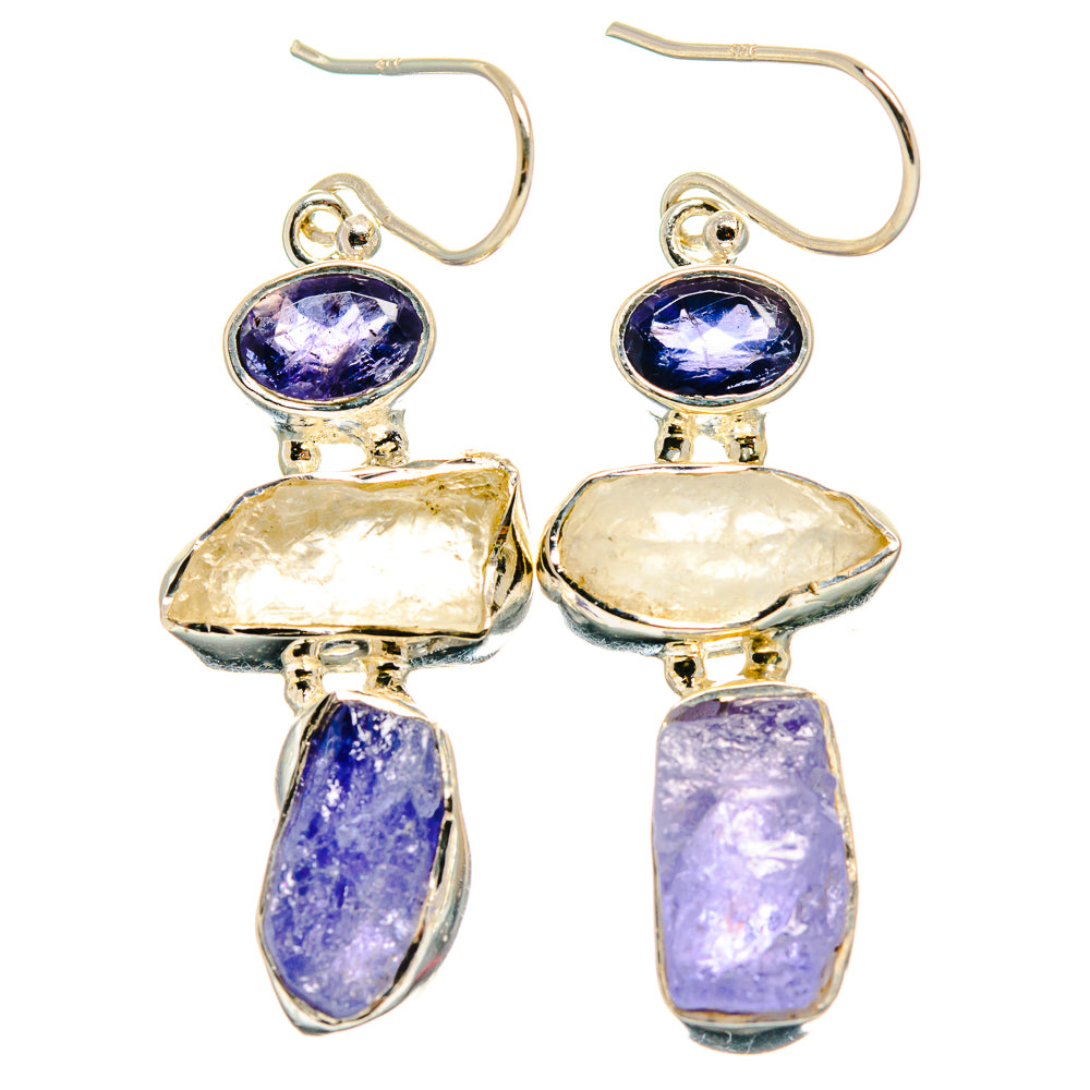 Tanzanite Earrings handcrafted by Anasilvercos - EARR425622 - Photo 2