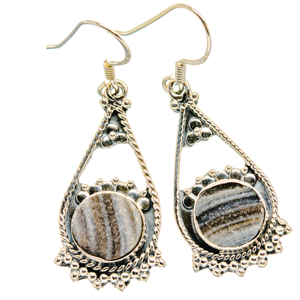 Desert Druzy Earrings handcrafted by Anasilvercos - EARR425626 - Photo 2