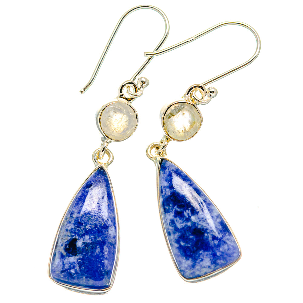 Sodalite Earrings handcrafted by Anasilvercos - EARR425634 - Photo 2