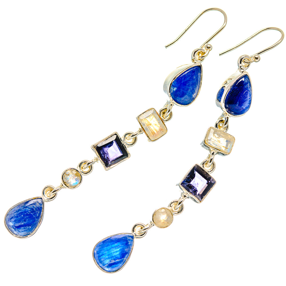 Kyanite Earrings handcrafted by Anasilvercos - EARR425636 - Photo 2