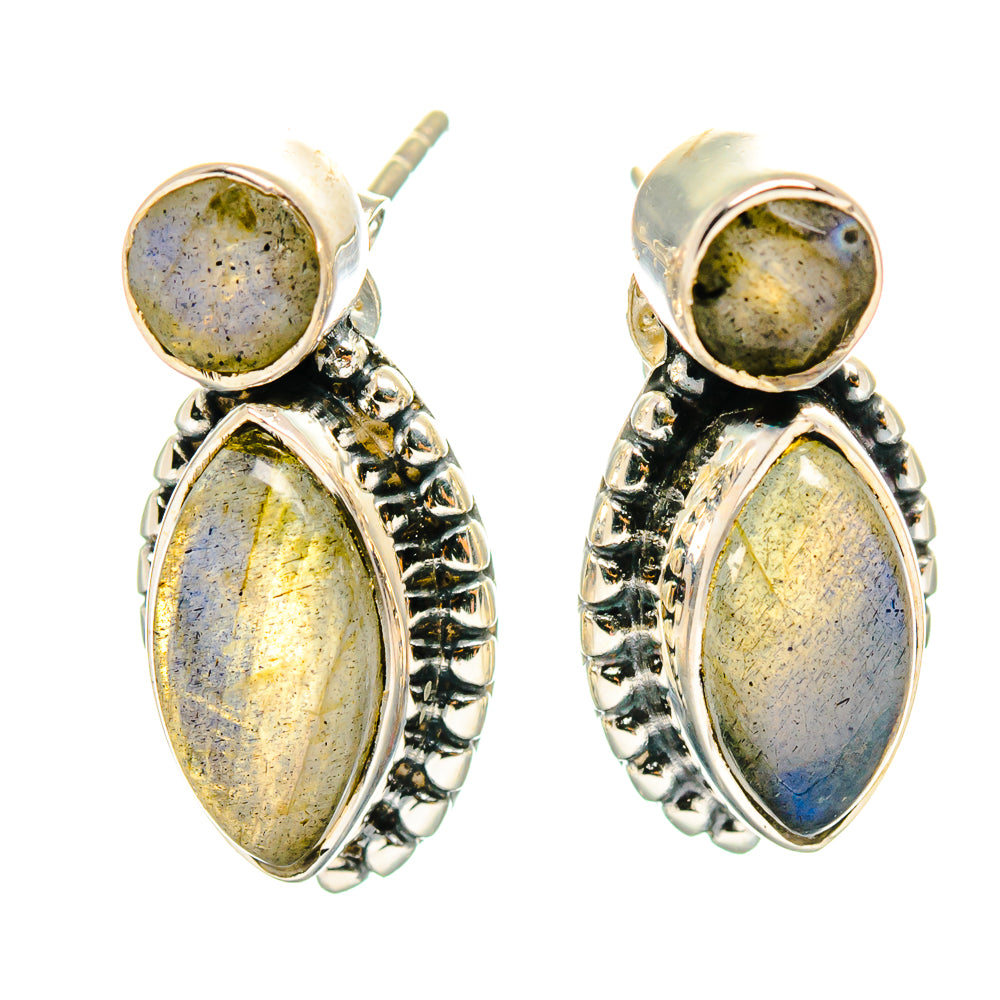 Labradorite Earrings handcrafted by Anasilvercos - EARR425655 - Photo 2