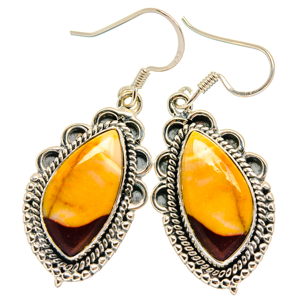 Mookaite Earrings handcrafted by Anasilvercos - EARR425662 - Photo 2