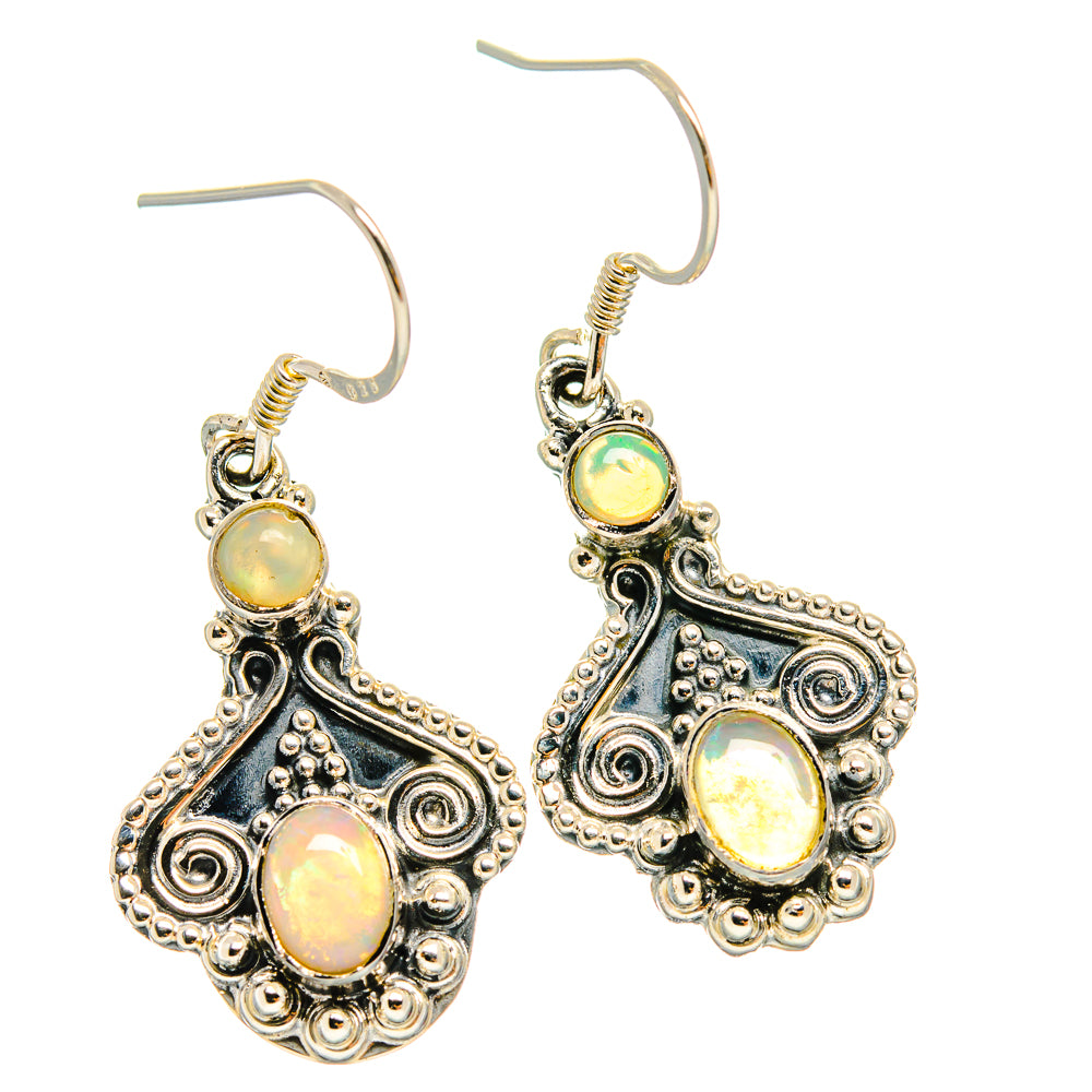 Ethiopian Opal Earrings handcrafted by Anasilvercos - EARR425667 - Photo 2