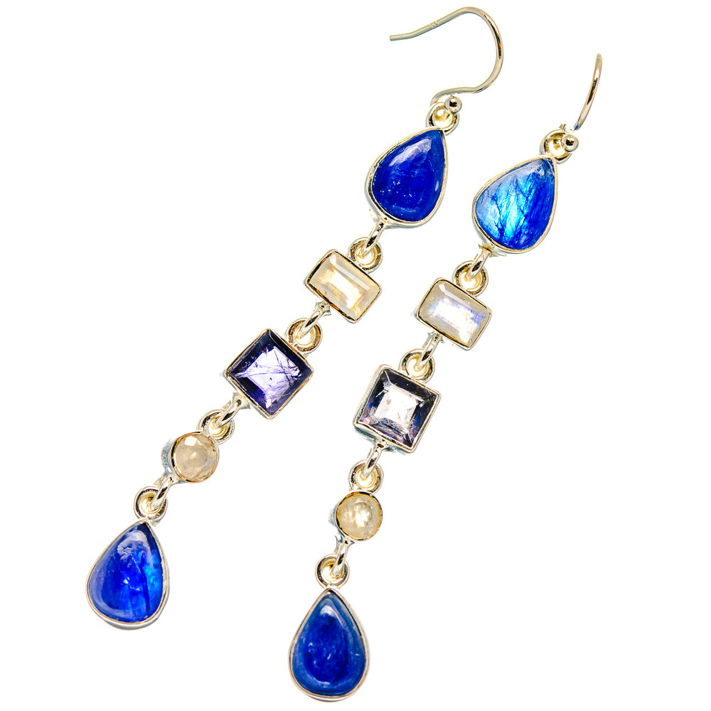 Kyanite Earrings handcrafted by Anasilvercos - EARR425685 - Photo 2