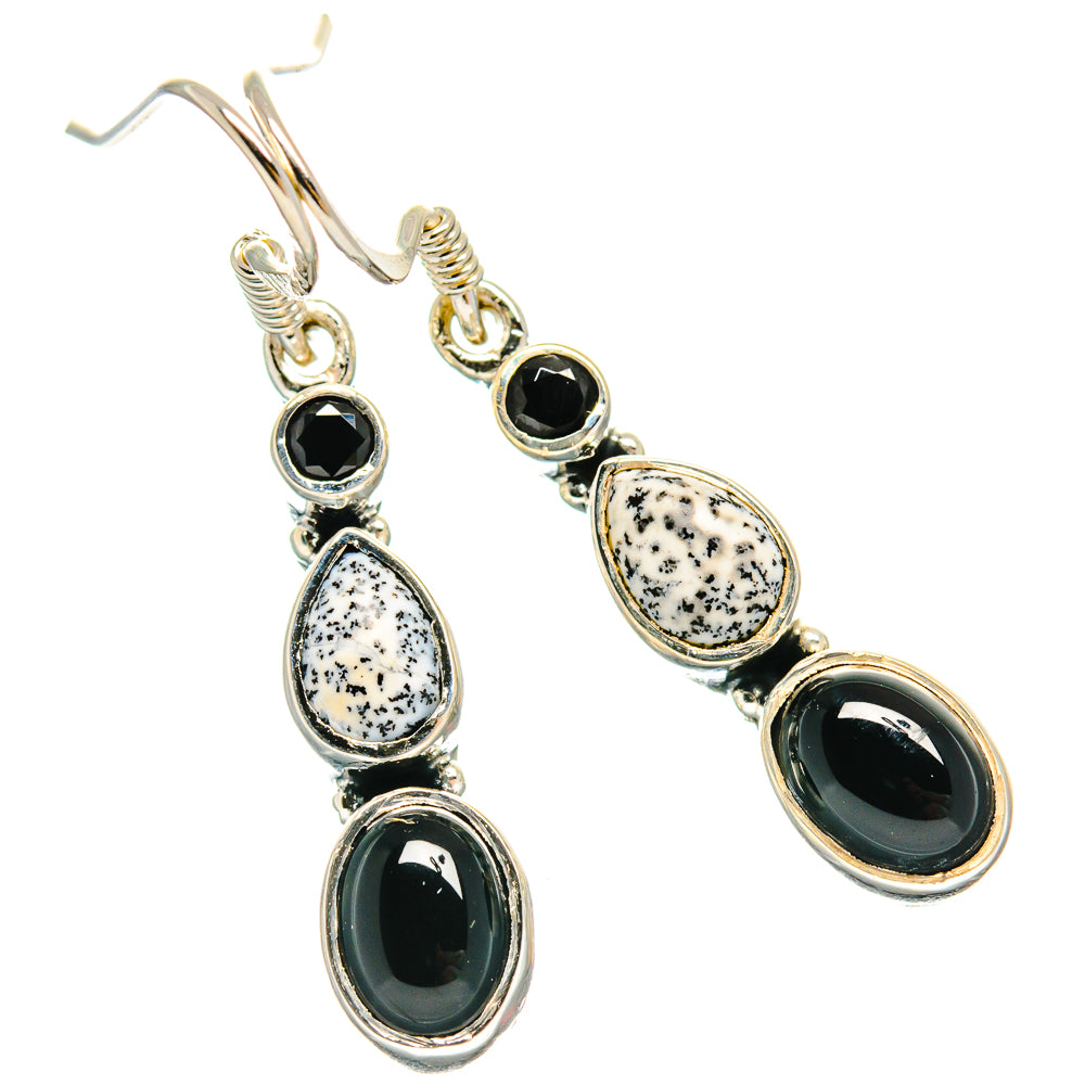 Black Onyx Earrings handcrafted by Anasilvercos - EARR425692 - Photo 2