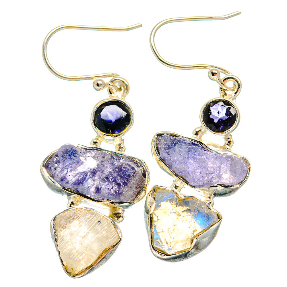 Tanzanite Earrings handcrafted by Anasilvercos - EARR425708 - Photo 2