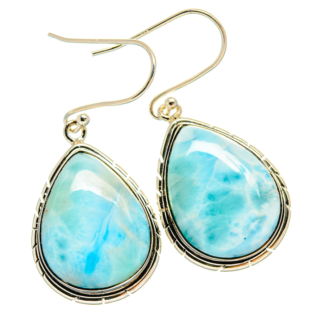 Larimar Earrings handcrafted by Anasilvercos - EARR425714 - Photo 2