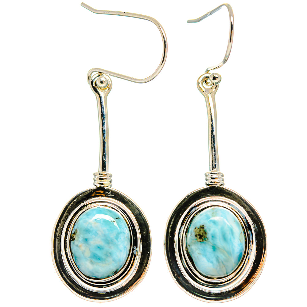 Larimar Earrings handcrafted by Anasilvercos - EARR425722 - Photo 2