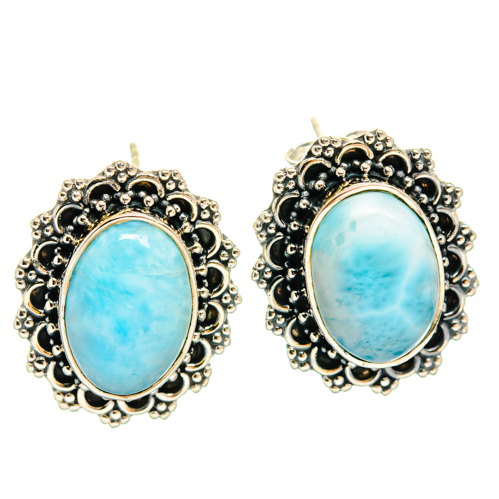 Larimar Earrings handcrafted by Anasilvercos - EARR425732 - Photo 2