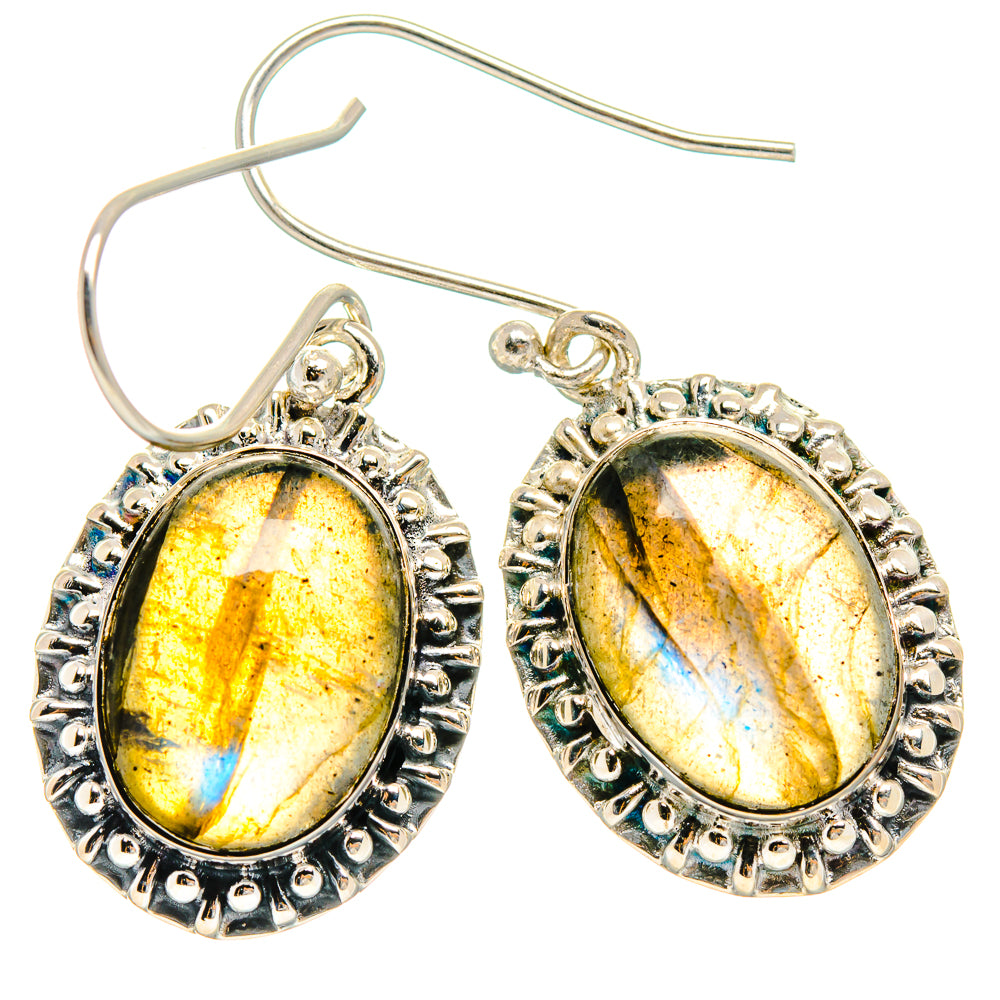 Labradorite Earrings handcrafted by Anasilvercos - EARR425738 - Photo 2