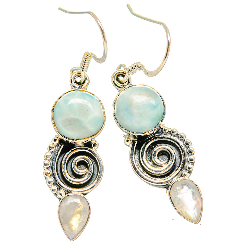 Larimar Earrings handcrafted by Anasilvercos - EARR425750 - Photo 2