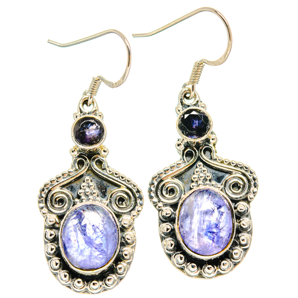 Tanzanite Earrings handcrafted by Anasilvercos - EARR425762 - Photo 2