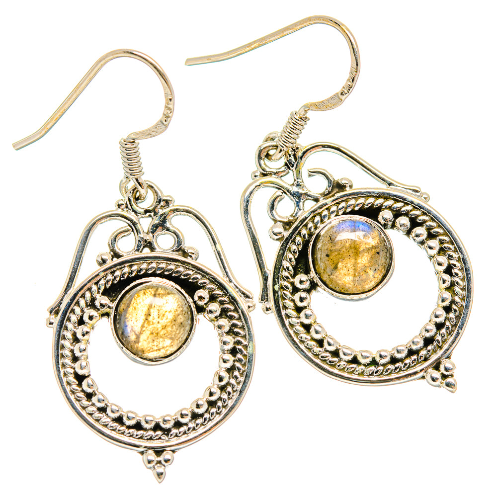 Labradorite Earrings handcrafted by Anasilvercos - EARR425765 - Photo 2