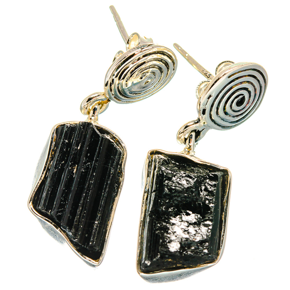 Tektite Earrings handcrafted by Anasilvercos - EARR425773 - Photo 2