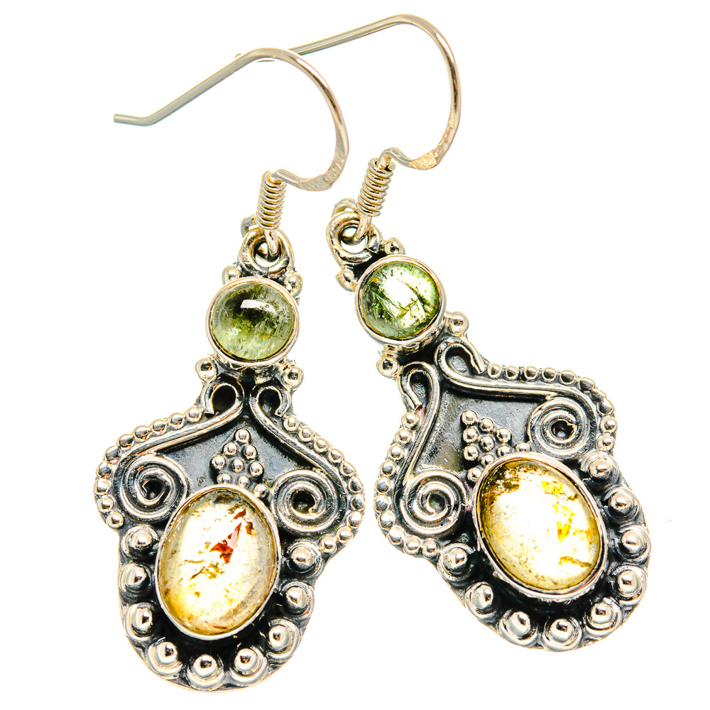 Citrine Earrings handcrafted by Anasilvercos - EARR425790 - Photo 2