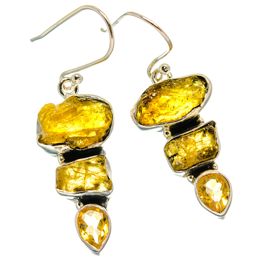 Citrine Earrings handcrafted by Anasilvercos - EARR425796 - Photo 2