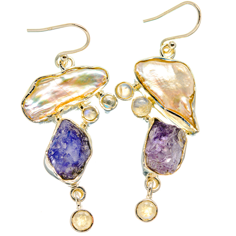 Mother Of Pearl Earrings handcrafted by Anasilvercos - EARR425827 - Photo 2