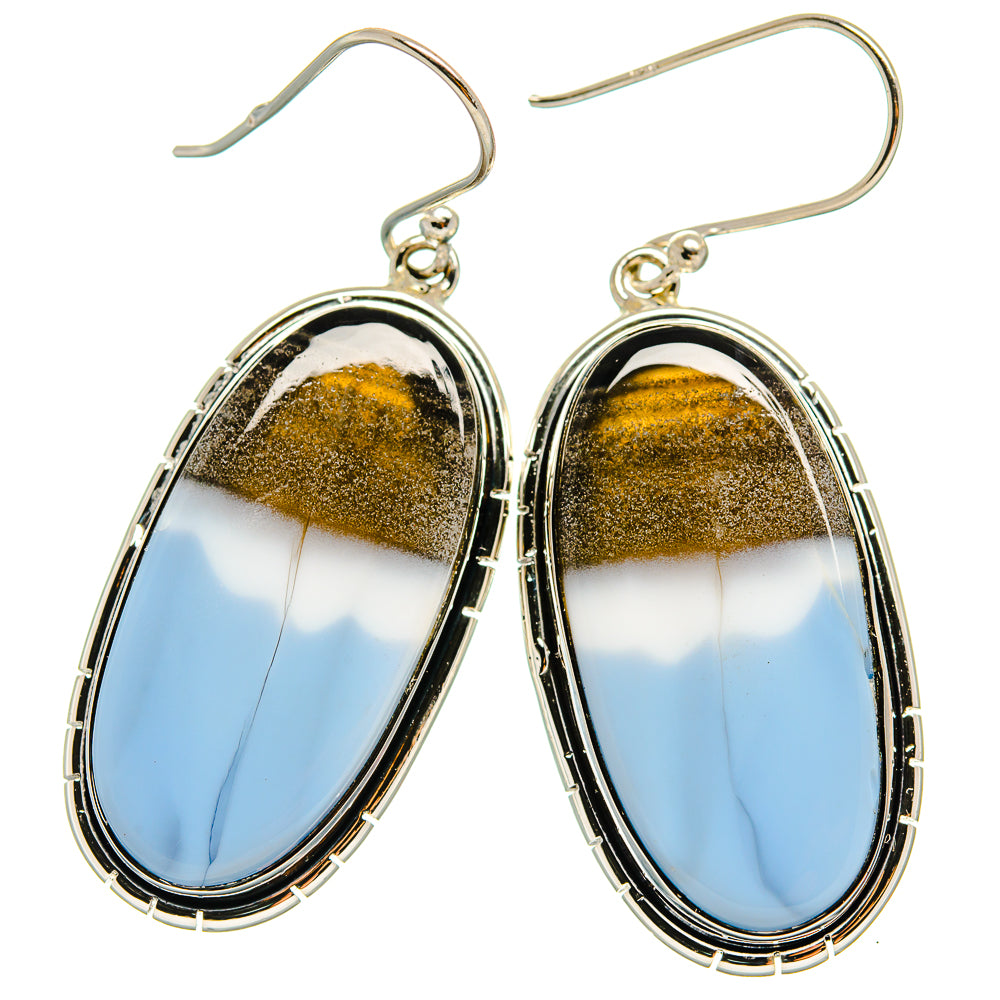 Owyhee Opal Earrings handcrafted by Anasilvercos - EARR425831 - Photo 2