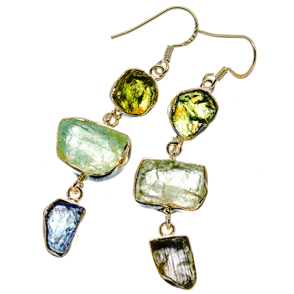 Aquamarine Earrings handcrafted by Anasilvercos - EARR425835 - Photo 2