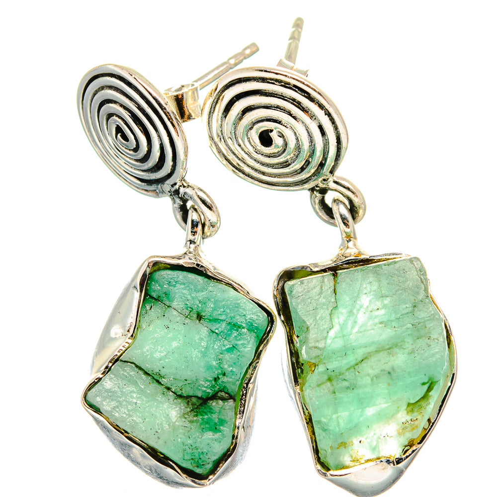 Aquamarine Earrings handcrafted by Anasilvercos - EARR425837 - Photo 2