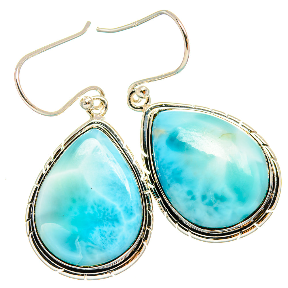 Larimar Earrings handcrafted by Anasilvercos - EARR425840 - Photo 2